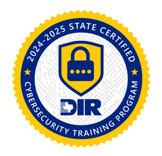 DIR Cybersecurity Training Seal_2024-2025