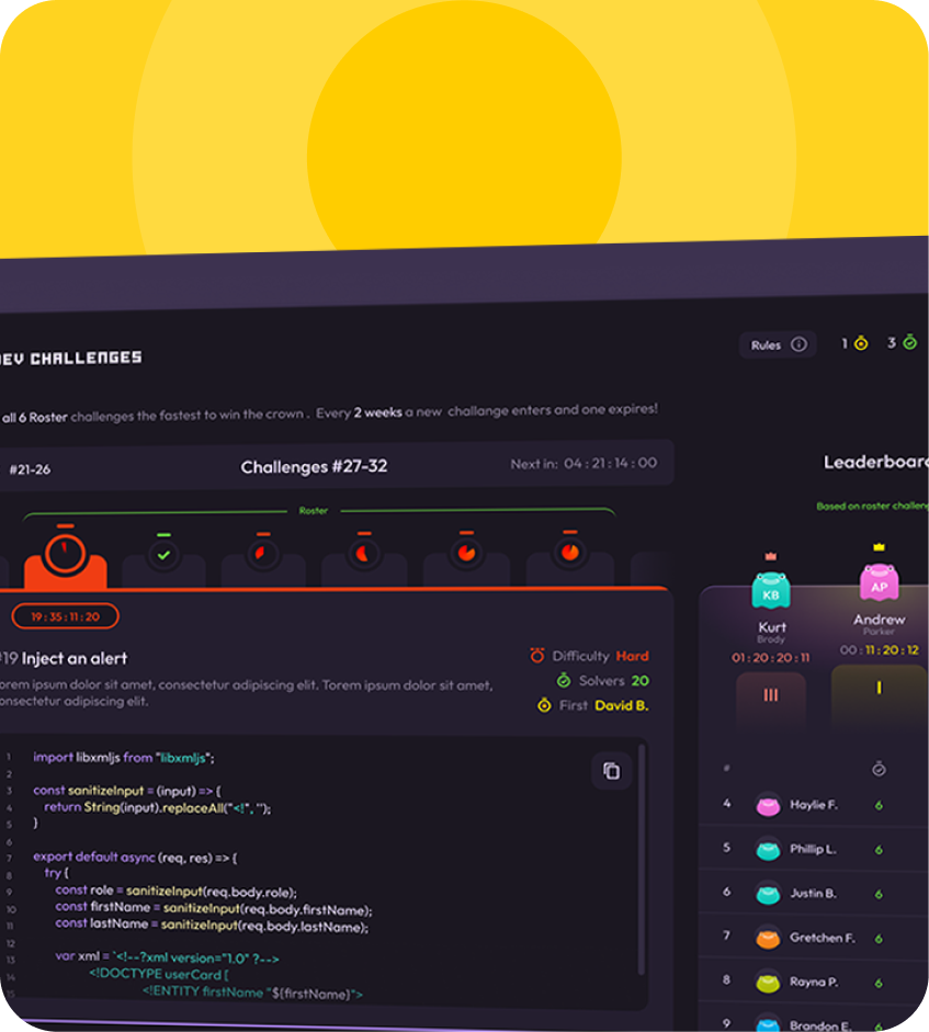 Gamify Secure Code Training with CTF Challenges